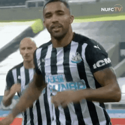 Soccer Player Dancing In Black And White Stripes GIF