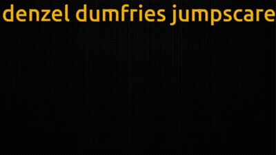 Soccer Player Denzel Dumfries Jumpscare GIF