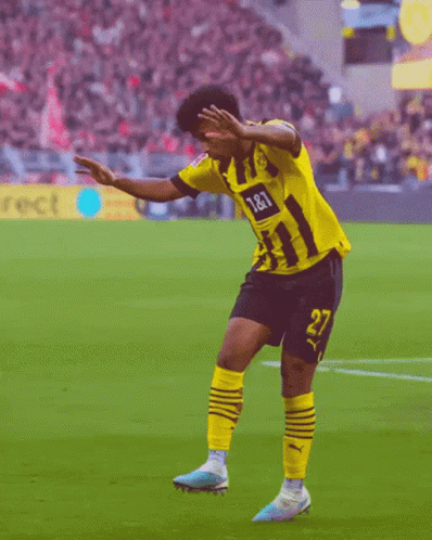 Soccer Player Doing Handstand GIF