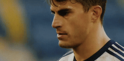 Soccer Player Eyes Closed GIF