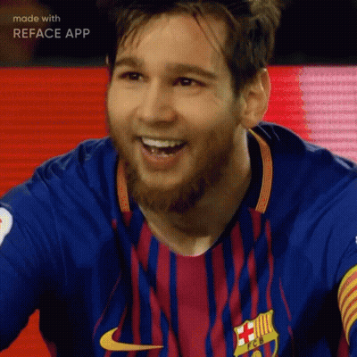Soccer Player Face Made With Reface App GIF