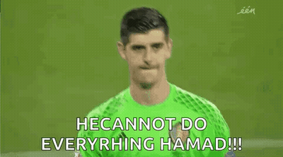 Soccer Player Green Shirt Cannot Do Everything Hamad GIF