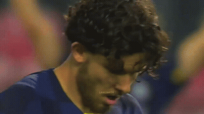 Soccer Player Holding Head In Hand GIF