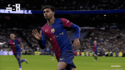 Soccer Player In Barca Shirt GIF