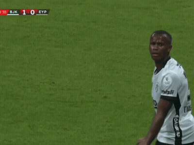 Soccer Player In Beko Jersey Standing On Field GIF