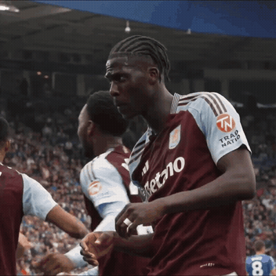 Soccer Player In Betano Jersey Celebrates GIF