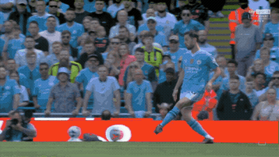 Soccer Player in Betway Jersey Before Crowd