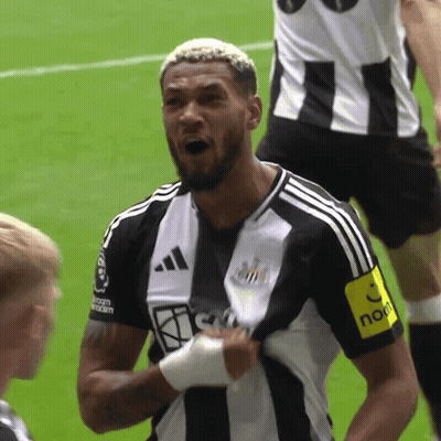 Soccer Player In Black And White Jersey GIF