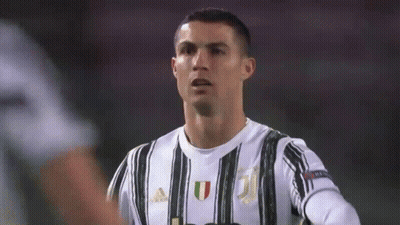 Soccer Player In Black And White Striped Jersey GIF