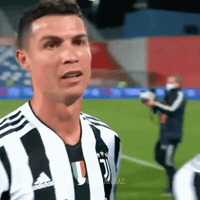 Soccer Player In Black And White Striped Jersey With Letter D GIF