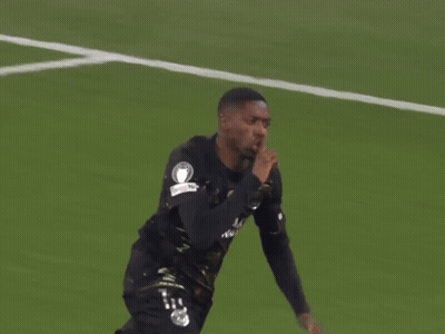 Soccer Player In Black Jersey Number 11 GIF