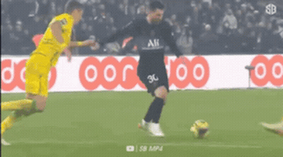 Soccer Player In Black Jersey GIF