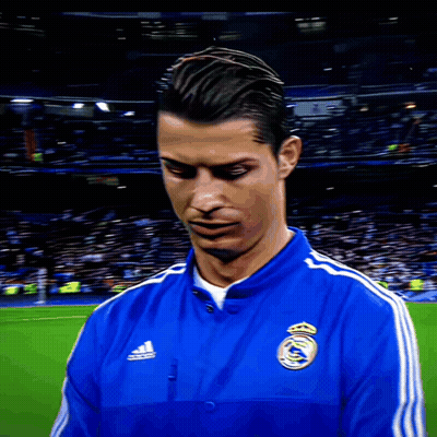 Soccer Player In Blue Adidas Jacket GIF