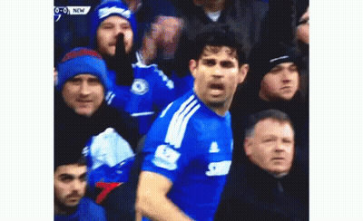 Soccer Player In Blue Adidas Shirt GIF
