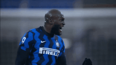 Soccer Player In Blue And Black Shirt Saying Irelli GIF