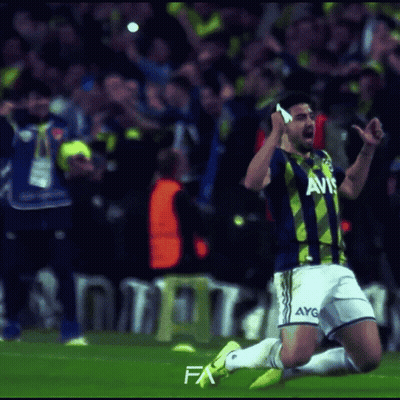 Soccer Player In Blue And Yellow Avis Jersey GIF