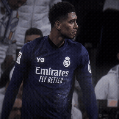 Soccer Player In Blue Emirates Fly Better Shirt GIF