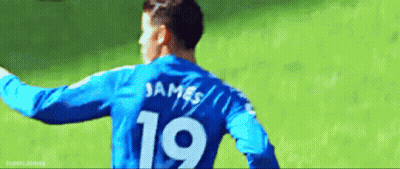 Soccer Player In Blue Jersey 19 GIF