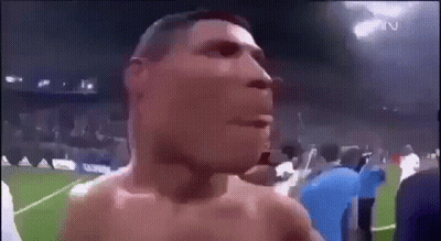 Soccer Player In Blue Jersey GIF