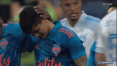Soccer Player In Blue Jersey Columbia GIF