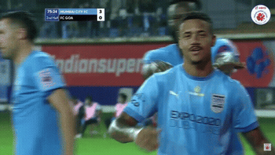 Soccer Player In Blue Jersey Expo2020 GIF