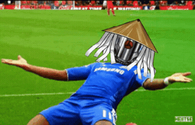 Soccer Player In Blue Jersey Number 12 GIF