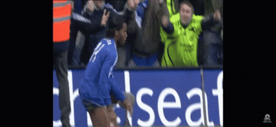 Soccer Player In Blue Jersey Number 12 GIF