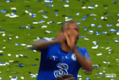 Soccer Player In Blue Jersey Number 2 GIF
