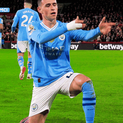Soccer Player In Blue Jersey Number 24 GIF