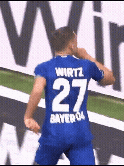 Soccer Player In Blue Jersey Number 27 GIF