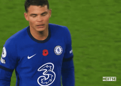 Soccer Player In Blue Jersey Number 3 GIF