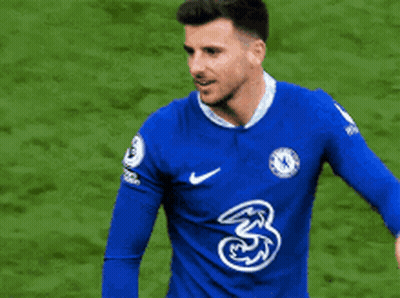 Soccer Player In Blue Jersey Number 3 GIF