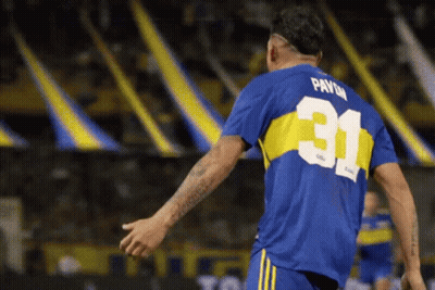 Soccer Player In Blue Jersey Number 31 GIF