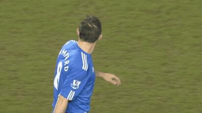 Soccer Player In Blue Jersey Number 8 GIF