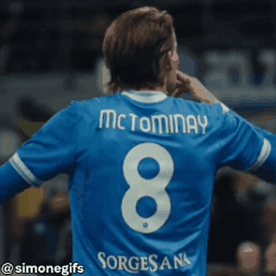 Soccer Player In Blue Jersey Number 8 GIF