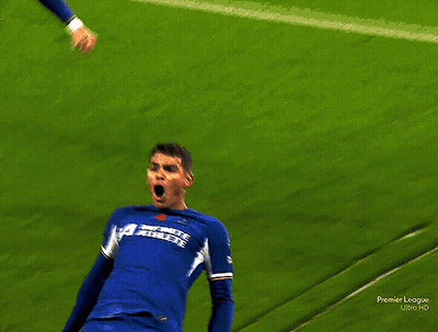 Soccer Player In Blue Jersey Premier League GIF