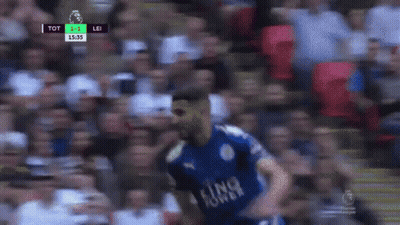 Soccer Player In Blue Jersey Running GIF