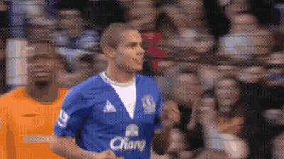 Soccer Player In Blue Jersey Saying Chang GIF