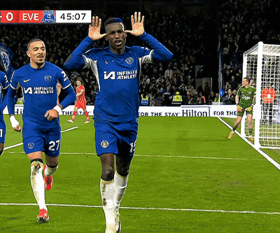 Soccer Player In Blue Jersey Saying Infinite Athlete GIF