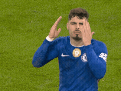 Soccer Player In Blue Nike Jersey Clapping GIF
