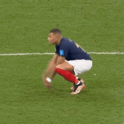 Soccer Player In Blue Number 10 Dancing GIF