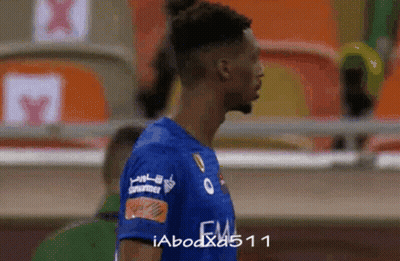 Soccer Player In Blue Shirt Emirates GIF