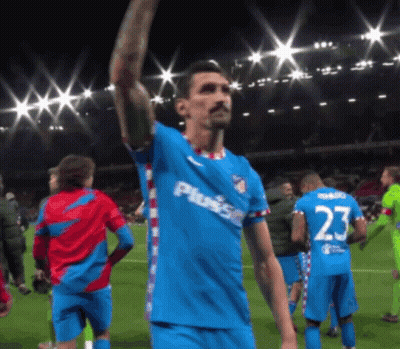 Soccer Player In Blue Shirt Number 23 GIF