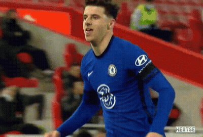 Soccer Player In Blue Shirt Running GIF