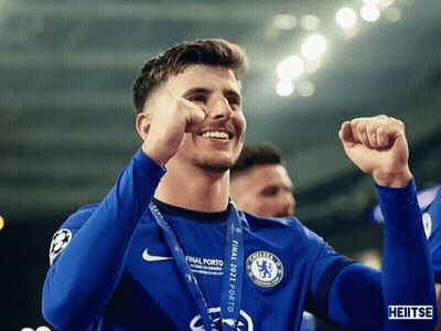 Soccer Player In Blue Shirt Saying Final Porto GIF