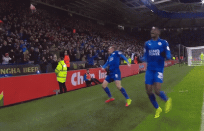 Soccer Player In Blue Shirt Saying KDW GIF