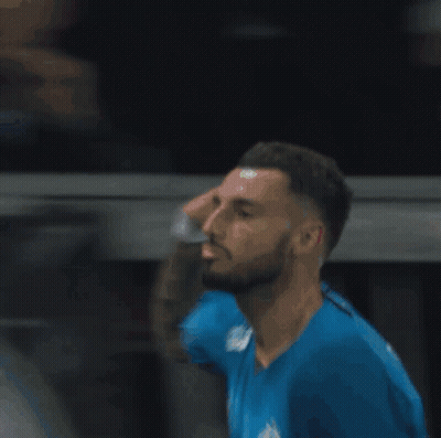 Soccer Player In Blue Shirt Saying Razoo GIF