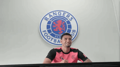 Soccer Player In Blue Shirt With 32Red GIF
