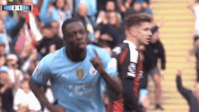 Soccer Player In Blue Shirt With Box GIF