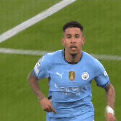 Soccer Player In Blue Shirt With Number 25 GIF